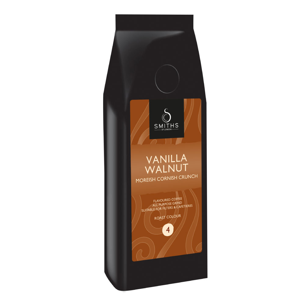 Vanilla Walnut Flavoured Coffee, Smiths of London